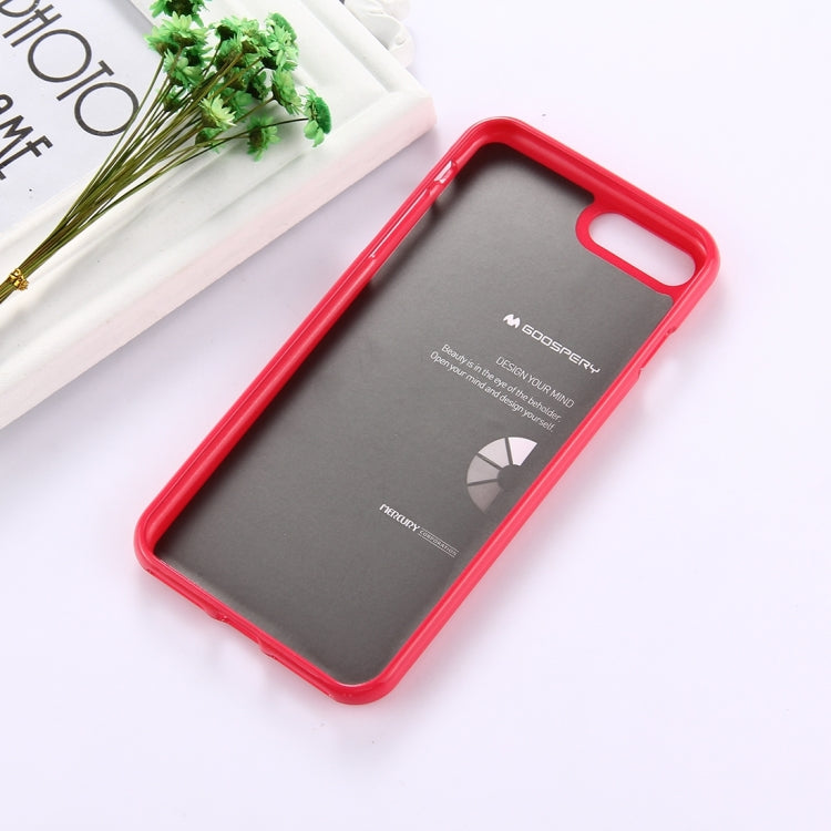 GOOSPERY JELLY CASE for iPhone 8 Plus & 7 Plus   TPU Glitter Powder Drop-proof Protective Back Cover Case