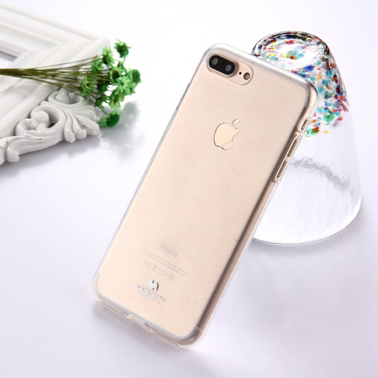 GOOSPERY JELLY CASE for iPhone 8 Plus & 7 Plus   TPU Glitter Powder Drop-proof Protective Back Cover Case