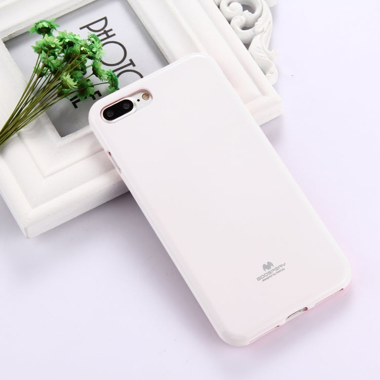 GOOSPERY JELLY CASE for iPhone 8 Plus & 7 Plus   TPU Glitter Powder Drop-proof Protective Back Cover Case
