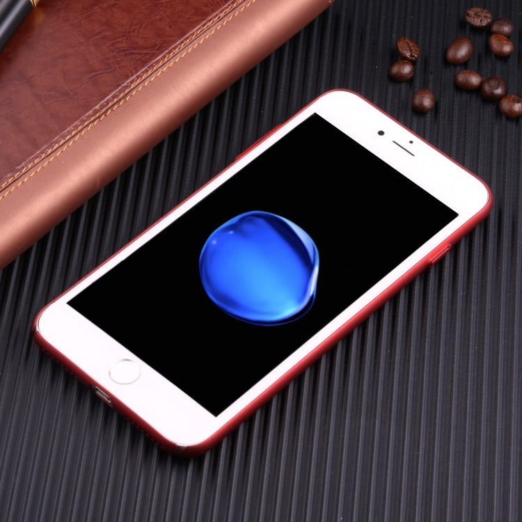 For iPhone 8 Plus & 7 Plus   Lightweight Breathable Full Coverage PC Shockproof Protective Back Cover Case