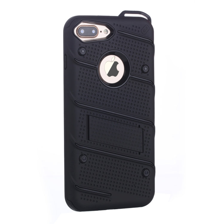 For iPhone 8 Plus & 7 Plus   Charm Knight Detachable PC + TPU Combination Protective Case with Holder