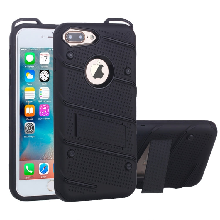 For iPhone 8 Plus & 7 Plus   Charm Knight Detachable PC + TPU Combination Protective Case with Holder