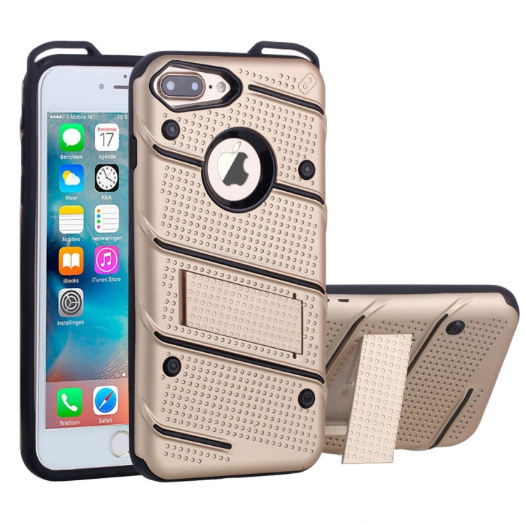 For iPhone 8 Plus & 7 Plus   Charm Knight Detachable PC + TPU Combination Protective Case with Holder