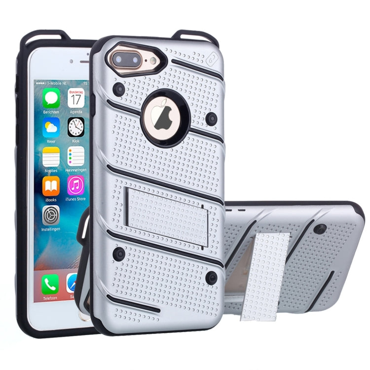 For iPhone 8 Plus & 7 Plus   Charm Knight Detachable PC + TPU Combination Protective Case with Holder