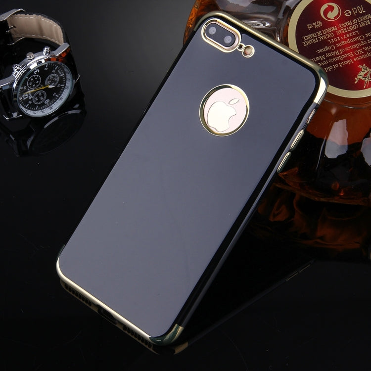 For iPhone 8 Plus & 7 Plus   Smooth Surface Electroplating Frame TPU Protective Case