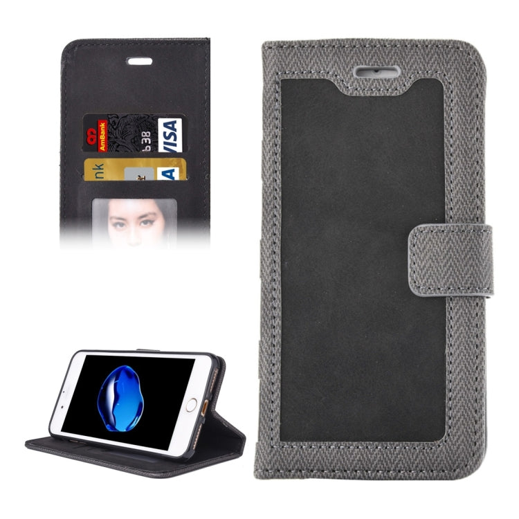 For iPhone 8 Plus & 7 Plus   Business Notebook Style Hit Color Horizontal Flip Leather Case with Holder & Card Slots & Wallet & Photo Frame