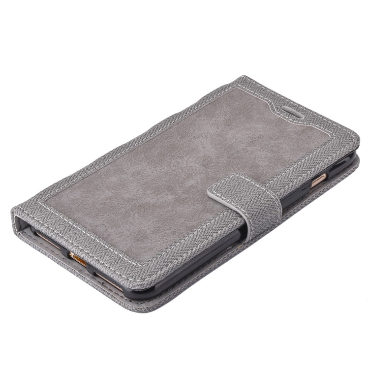 For iPhone 8 Plus & 7 Plus   Business Notebook Style Hit Color Horizontal Flip Leather Case with Holder & Card Slots & Wallet & Photo Frame