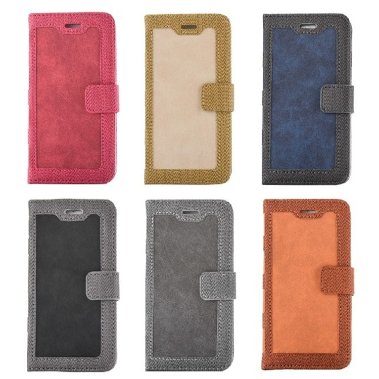 For iPhone 8 Plus & 7 Plus   Business Notebook Style Hit Color Horizontal Flip Leather Case with Holder & Card Slots & Wallet & Photo Frame