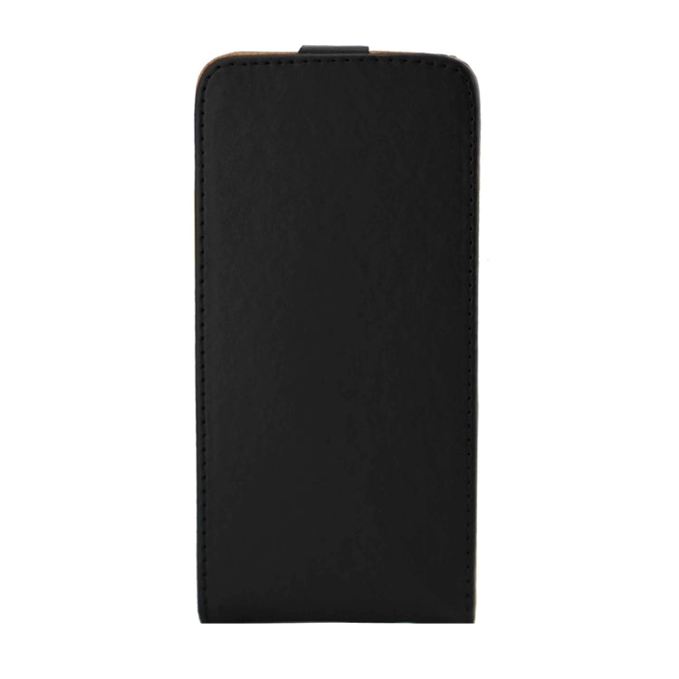 For iPhone 8 Plus & 7 Plus   Khaki Lining Vertical Flip Leather Case (Black)