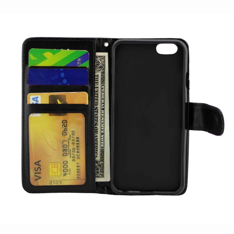 For iPhone 8 Plus & 7 Plus   Crazy Horse Texture Horizontal Flip Leather Case with Holder & Card Slots & Wallet & Photo Frame