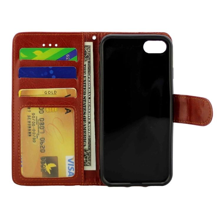 For iPhone 8 Plus & 7 Plus   Crazy Horse Texture Horizontal Flip Leather Case with Holder & Card Slots & Wallet & Photo Frame