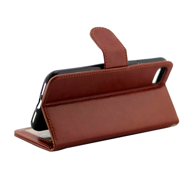 For iPhone 8 Plus & 7 Plus   Crazy Horse Texture Horizontal Flip Leather Case with Holder & Card Slots & Wallet & Photo Frame