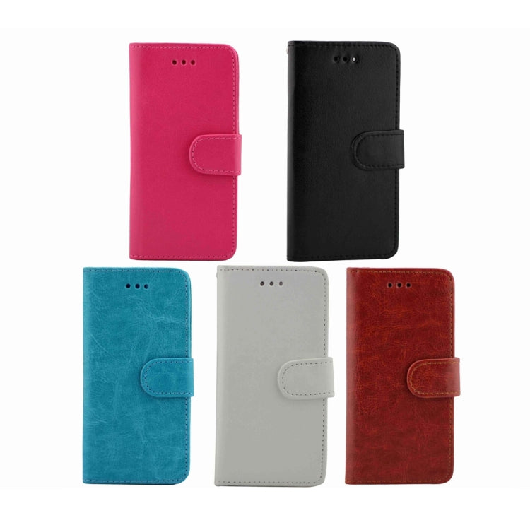 For iPhone 8 Plus & 7 Plus   Crazy Horse Texture Horizontal Flip Leather Case with Holder & Card Slots & Wallet & Photo Frame