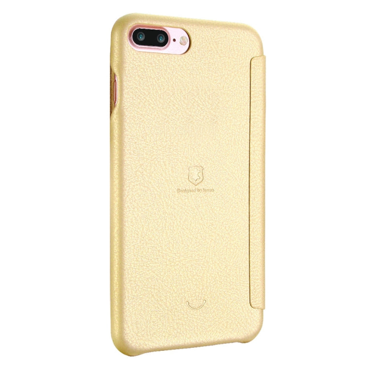 Lenuo for iPhone 8 Plus & 7 Plus   PU+PC Litchi Texture Horizontal Flip Leather Case with Card Slots