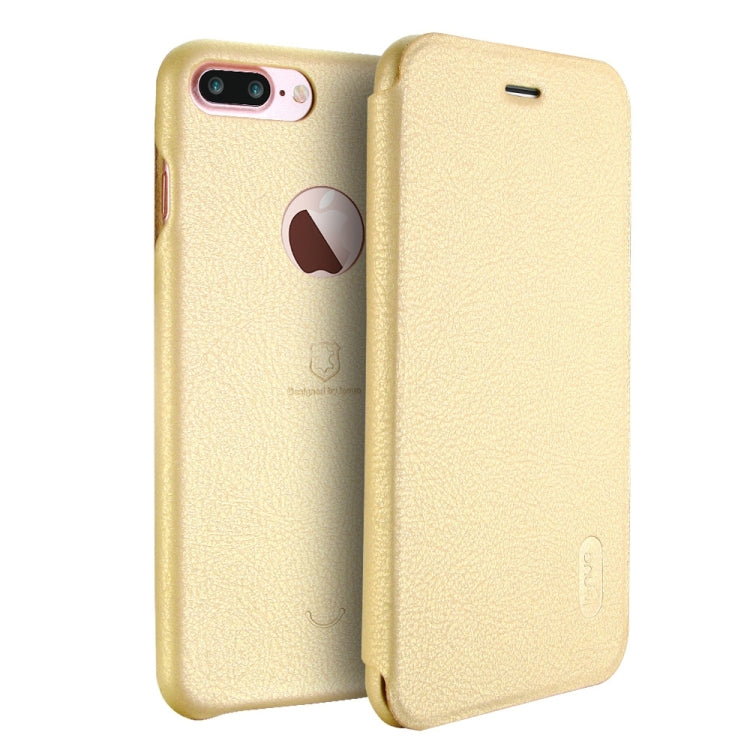 Lenuo for iPhone 8 Plus & 7 Plus   PU+PC Litchi Texture Horizontal Flip Leather Case with Card Slots