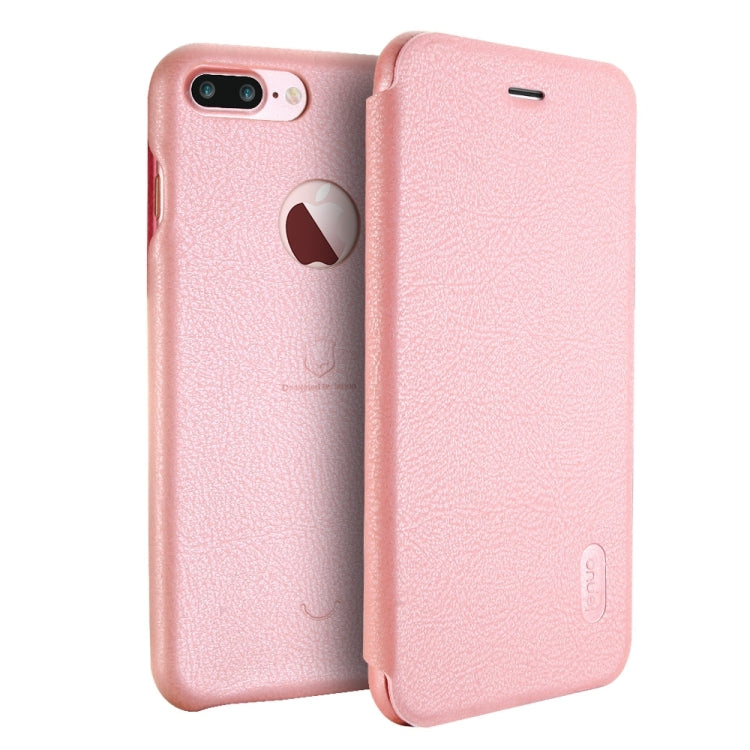 Lenuo for iPhone 8 Plus & 7 Plus   PU+PC Litchi Texture Horizontal Flip Leather Case with Card Slots