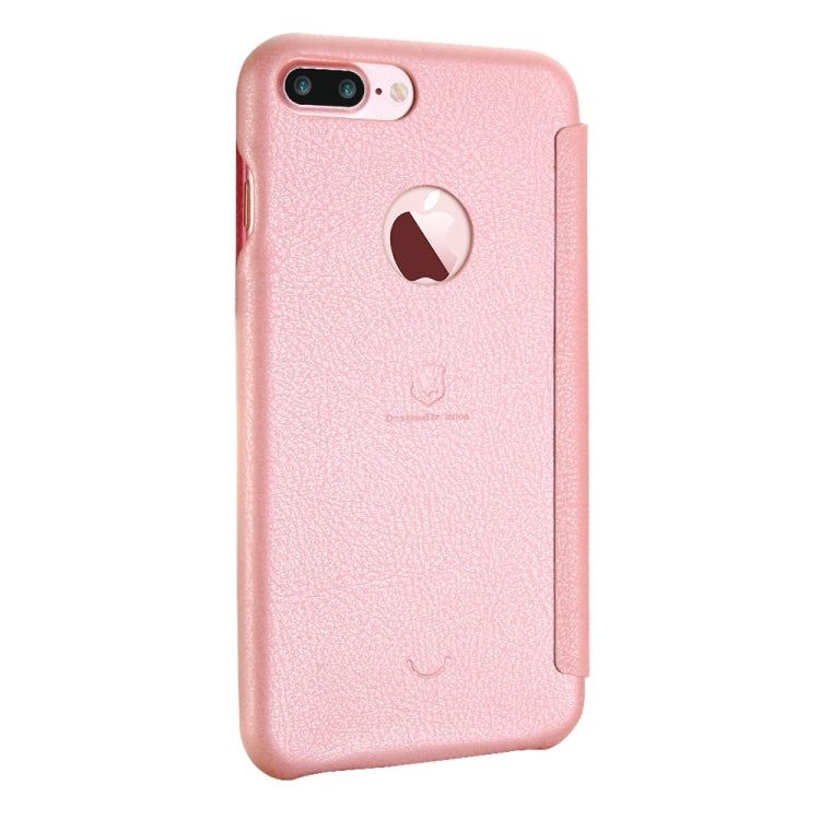 Lenuo for iPhone 8 Plus & 7 Plus   PU+PC Litchi Texture Horizontal Flip Leather Case with Card Slots
