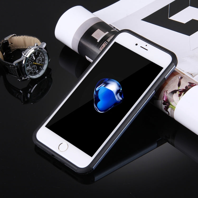 For iPhone 8 Plus & 7 Plus   Anti-Drop Shockproof Dual Layer TPU + PC Protective Case with Hidden Ring Holder