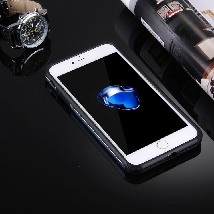For iPhone 8 Plus & 7 Plus   Anti-Drop Shockproof Dual Layer TPU + PC Protective Case with Hidden Ring Holder