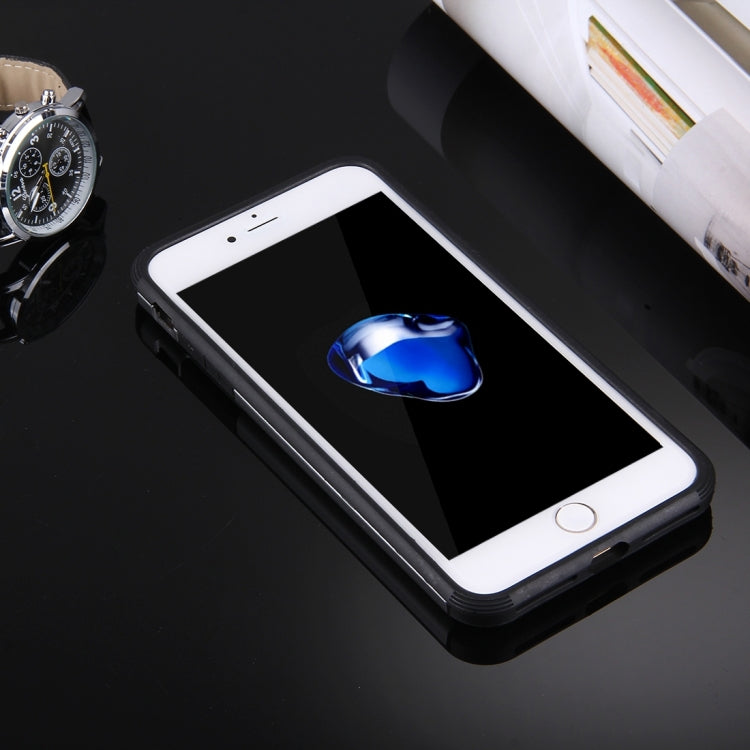 For iPhone 8 Plus & 7 Plus   Anti-Drop Shockproof Dual Layer TPU + PC Protective Case with Hidden Ring Holder