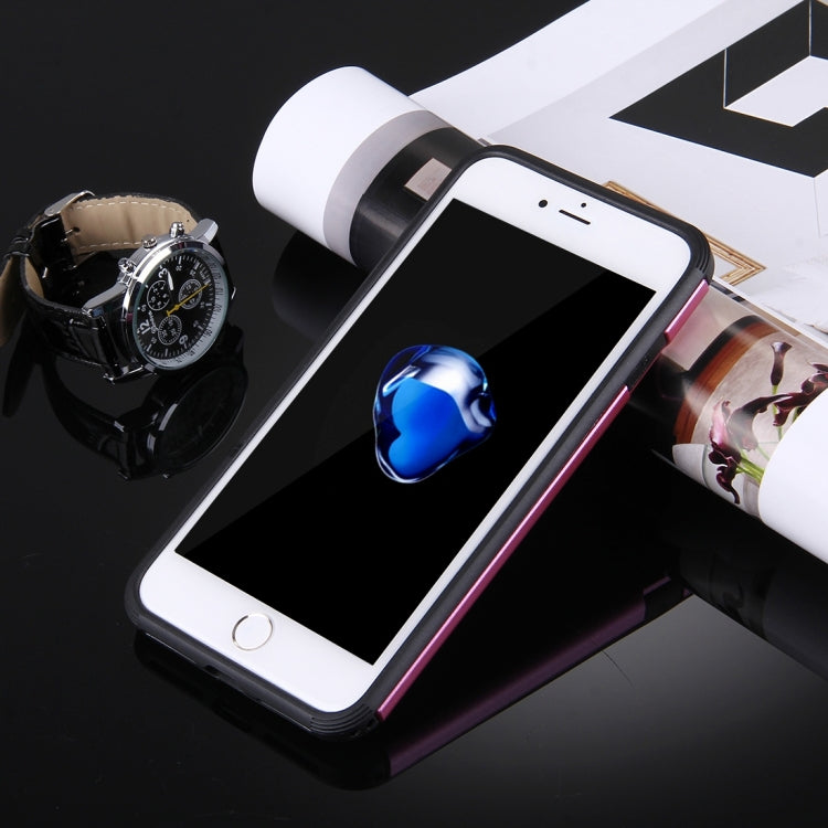 For iPhone 8 Plus & 7 Plus   Anti-Drop Shockproof Dual Layer TPU + PC Protective Case with Hidden Ring Holder