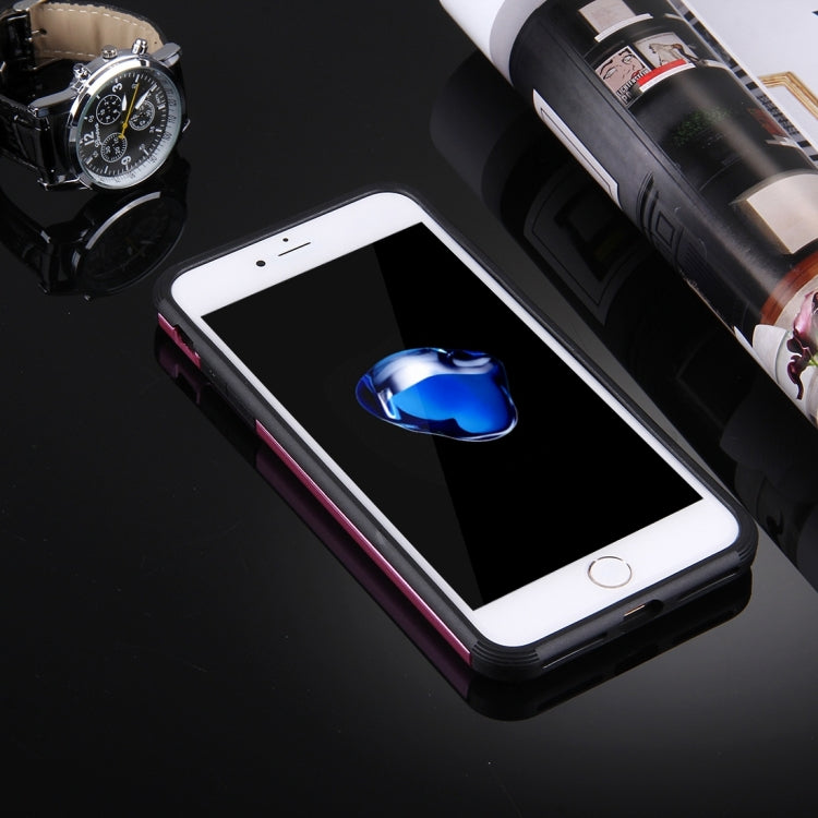 For iPhone 8 Plus & 7 Plus   Anti-Drop Shockproof Dual Layer TPU + PC Protective Case with Hidden Ring Holder