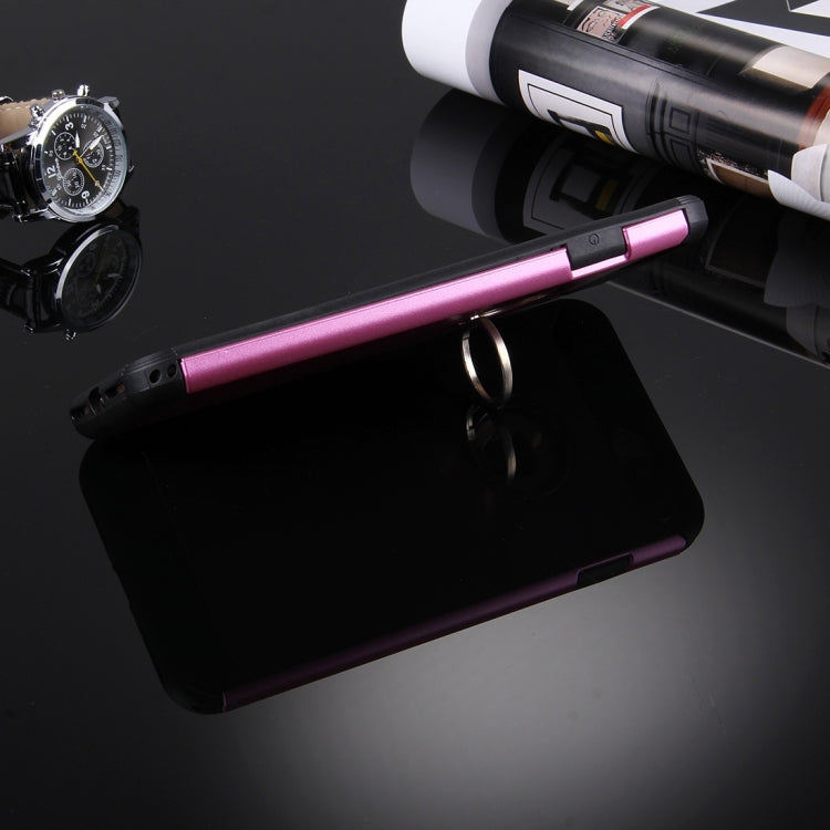 For iPhone 8 Plus & 7 Plus   Anti-Drop Shockproof Dual Layer TPU + PC Protective Case with Hidden Ring Holder