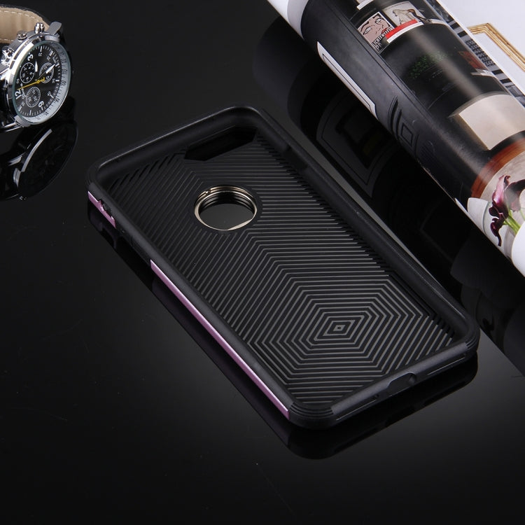 For iPhone 8 Plus & 7 Plus   Anti-Drop Shockproof Dual Layer TPU + PC Protective Case with Hidden Ring Holder