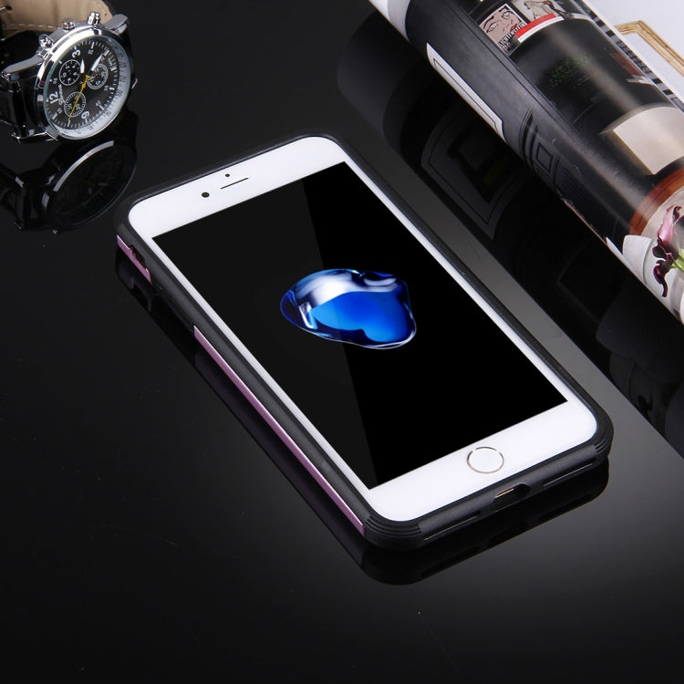 For iPhone 8 Plus & 7 Plus   Anti-Drop Shockproof Dual Layer TPU + PC Protective Case with Hidden Ring Holder
