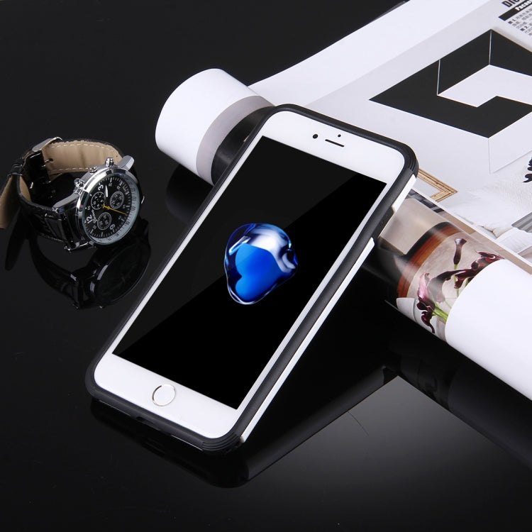 For iPhone 8 Plus & 7 Plus   Anti-Drop Shockproof Dual Layer TPU + PC Protective Case with Hidden Ring Holder