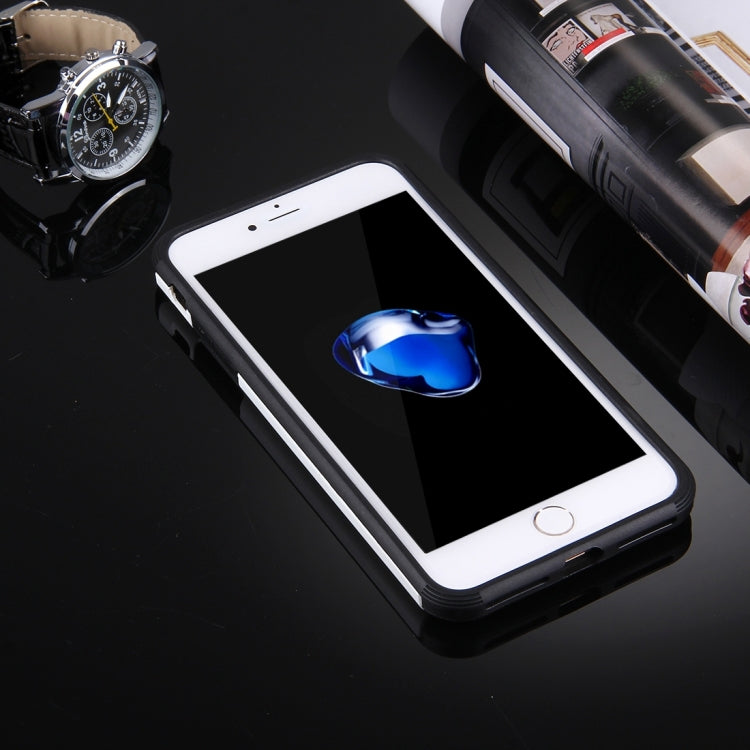 For iPhone 8 Plus & 7 Plus   Anti-Drop Shockproof Dual Layer TPU + PC Protective Case with Hidden Ring Holder