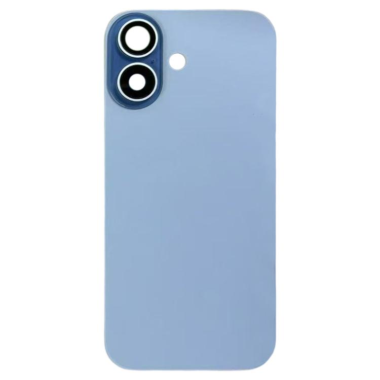 For iPhone 17 Glass Battery Back Cover with Camera Lens Frame