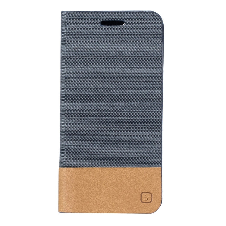 For iPhone 8 Plus & 7 Plus   Canvas Pattern PU + TPU Horizontal Flip Leather Case with Holder & Card Slots