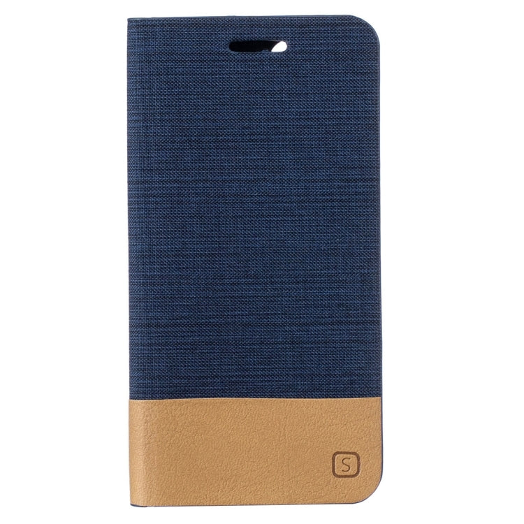 For iPhone 8 Plus & 7 Plus   Canvas Pattern PU + TPU Horizontal Flip Leather Case with Holder & Card Slots