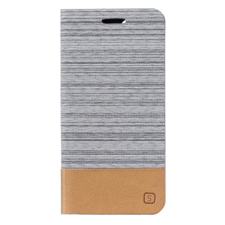For iPhone 8 Plus & 7 Plus   Canvas Pattern PU + TPU Horizontal Flip Leather Case with Holder & Card Slots