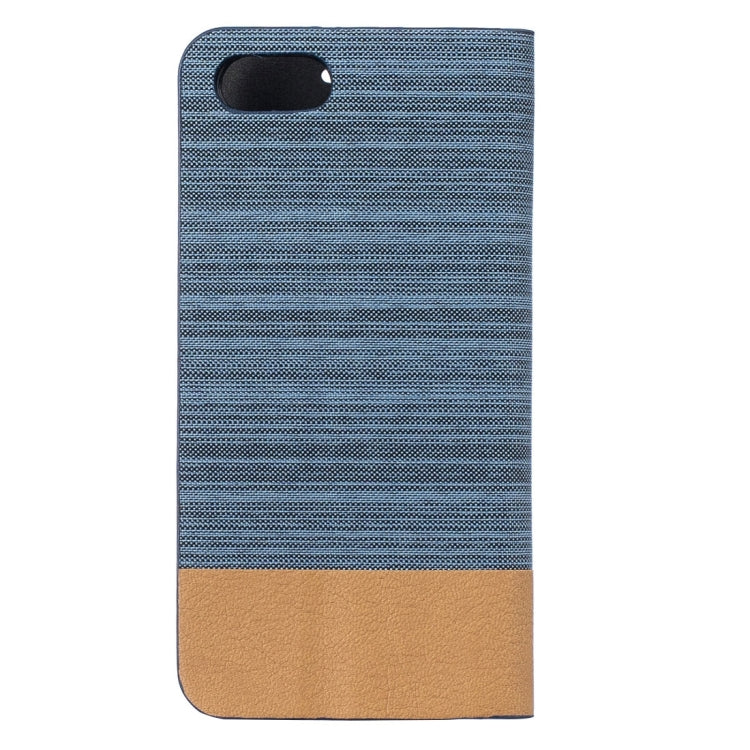For iPhone 8 Plus & 7 Plus   Canvas Pattern PU + TPU Horizontal Flip Leather Case with Holder & Card Slots