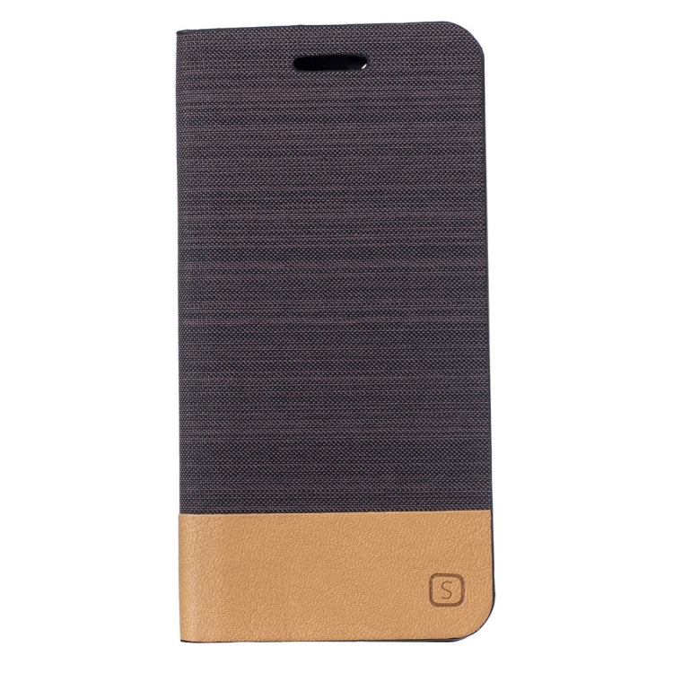For iPhone 8 Plus & 7 Plus   Canvas Pattern PU + TPU Horizontal Flip Leather Case with Holder & Card Slots