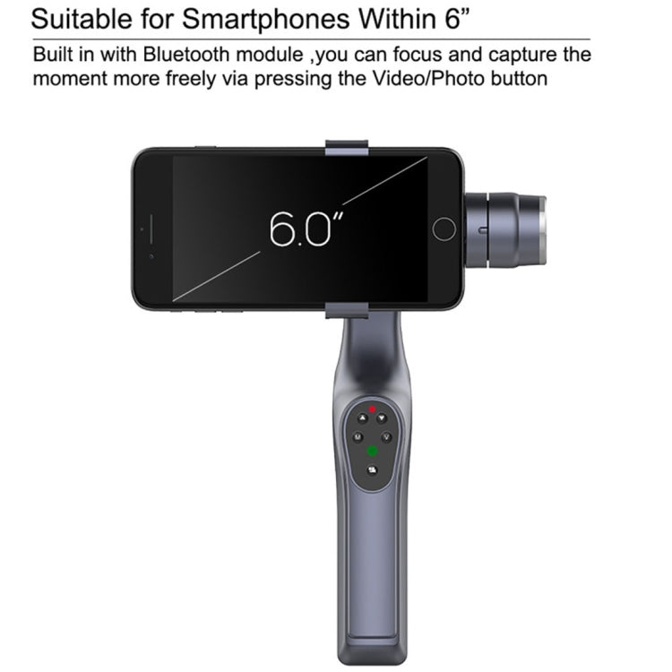 JJ-1S Vibration Reduction Bluetooth Wireless Handheld Selfie Monopod Stabilizer Self-timer Lever with Balance System, For iPhone, Galaxy, Huawei, Xiaomi, LG, HTC and Other Smart Phones