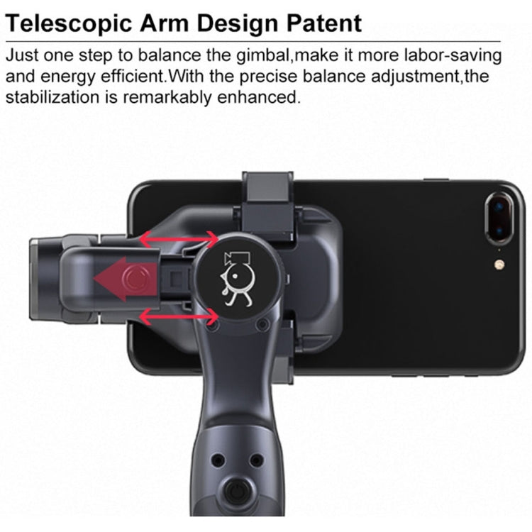 JJ-1S Vibration Reduction Bluetooth Wireless Handheld Selfie Monopod Stabilizer Self-timer Lever with Balance System, For iPhone, Galaxy, Huawei, Xiaomi, LG, HTC and Other Smart Phones