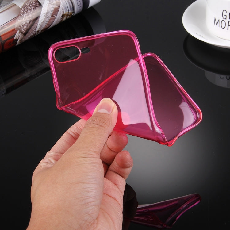 For iPhone 8 Plus & 7 Plus   0.5mm Ultra-thin Dark Color Transparent TPU Protective Case