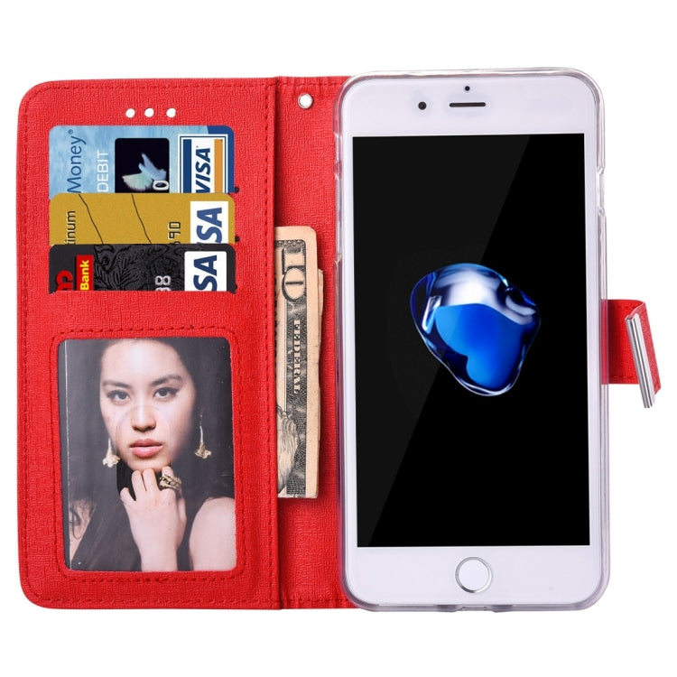 For iPhone 8 Plus & 7 Plus   Oracle Texture Separable Horizontal Flip Leather Case with Card Slots & Wallet & Photo Frame & Lanyard