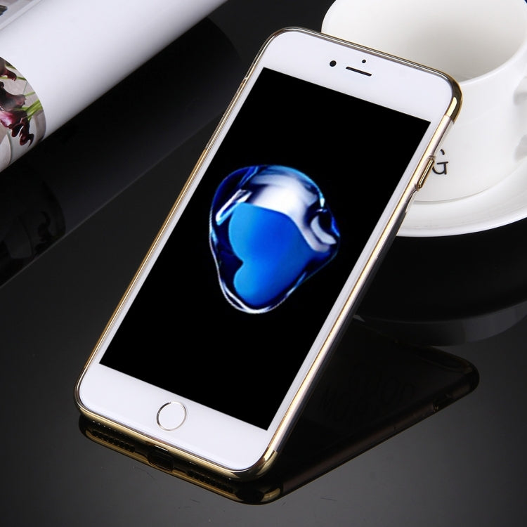 For iPhone 8 Plus & 7 Plus   Electroplating Soft TPU Protective Cover Case