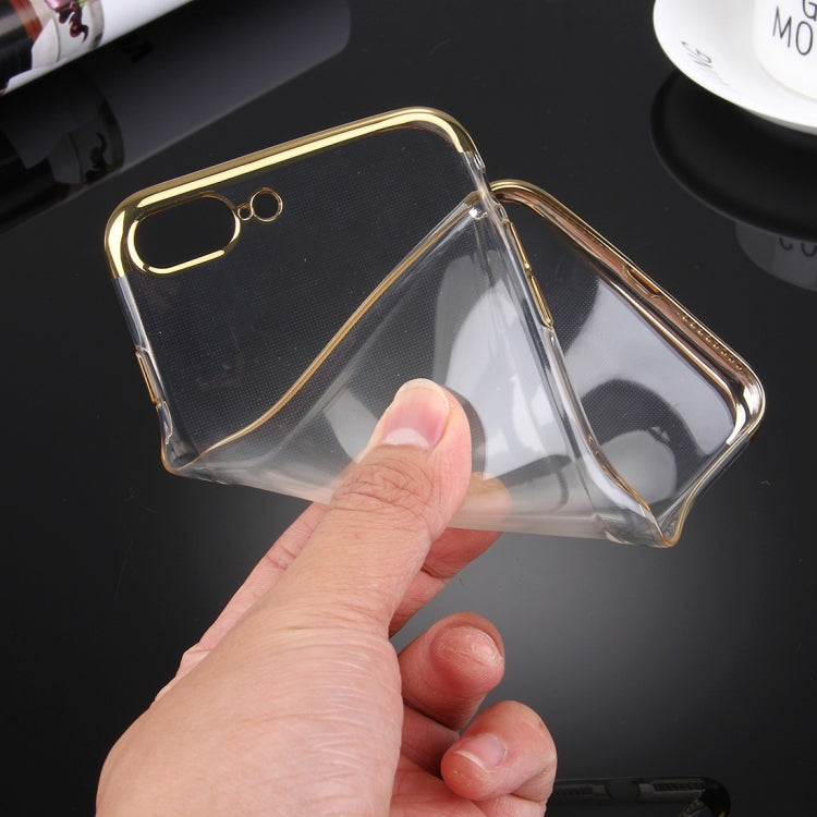 For iPhone 8 Plus & 7 Plus   Electroplating Soft TPU Protective Cover Case