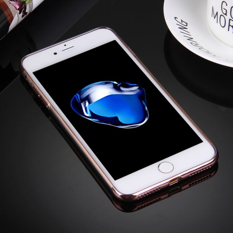 For iPhone 8 Plus & 7 Plus   Electroplating Soft TPU Protective Cover Case