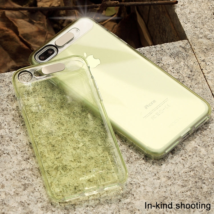 ROCK for iPhone 8 Plus & 7 Plus   Slide Slice Design TPU + PC Protective Case with Colour Call LED Lighting Flashing Function