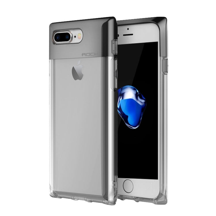 ROCK Crystal Series for iPhone 8 Plus & 7 Plus   Fashion Perfume Bottle Shape TPU + PC Protective Case with Sling Hole & Call LED Lighting Flashing Function