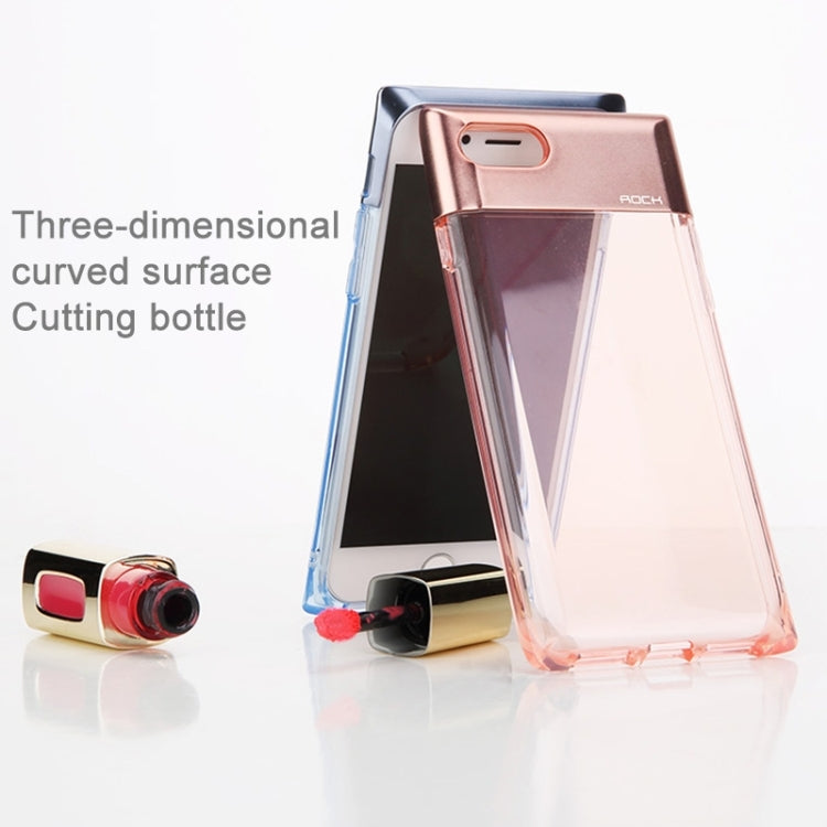 ROCK Crystal Series for iPhone 8 Plus & 7 Plus   Fashion Perfume Bottle Shape TPU + PC Protective Case with Sling Hole & Call LED Lighting Flashing Function
