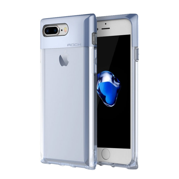 ROCK Crystal Series for iPhone 8 Plus & 7 Plus   Fashion Perfume Bottle Shape TPU + PC Protective Case with Sling Hole & Call LED Lighting Flashing Function