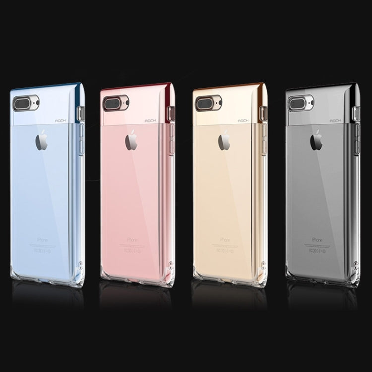 ROCK Crystal Series for iPhone 8 Plus & 7 Plus   Fashion Perfume Bottle Shape TPU + PC Protective Case with Sling Hole & Call LED Lighting Flashing Function