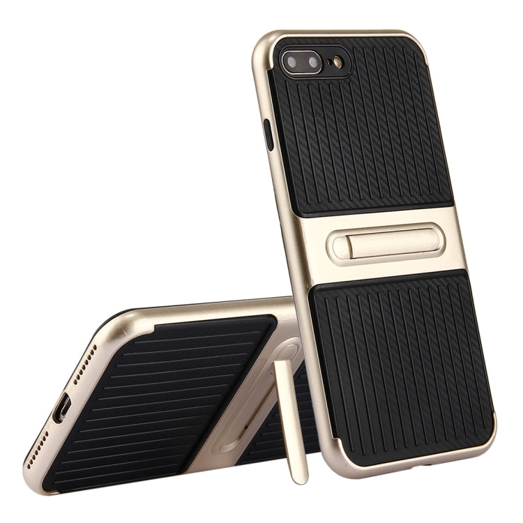 For iPhone 8 Plus & 7 Plus   Trunk Shape TPUï¼‹ABS Oil Spout Craft Combination Protective Case with Holder